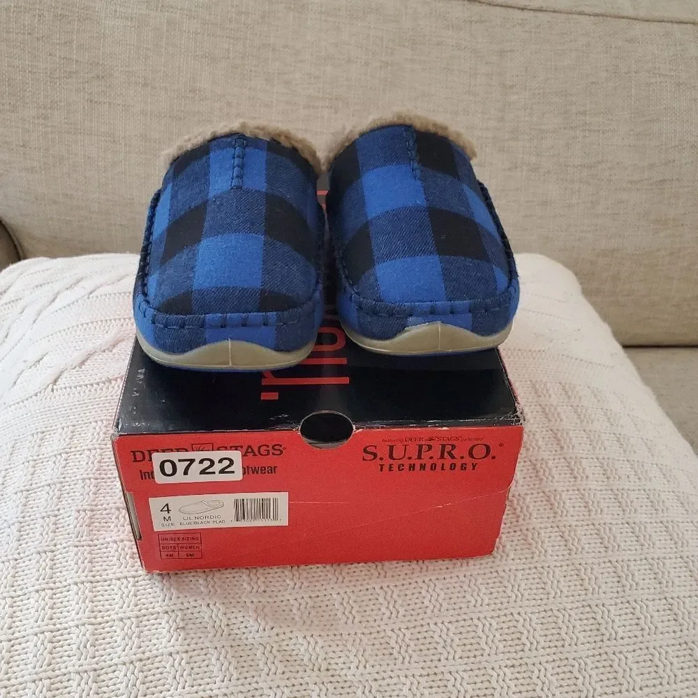 Deer Stags Lil Nordic Kids' Slippers Girls 6